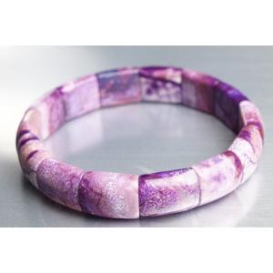 ピンクスギライトバングルブレスレット ファイナ...の詳細画像2