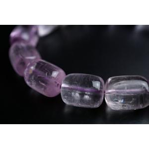 15×12mmクンツァイトブレスレット ファイ...の詳細画像2