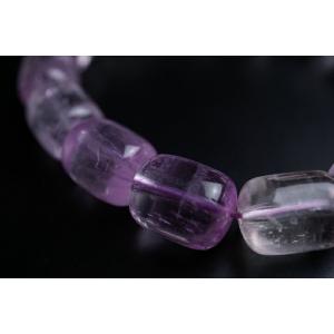 15×12mmクンツァイトブレスレット ファイ...の詳細画像4