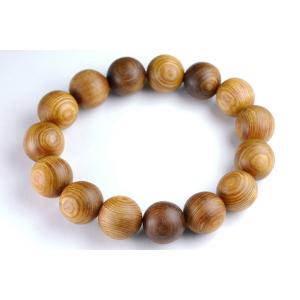 14mm 特油土埋木 最高級品 屋久杉ブレスレ...の詳細画像1
