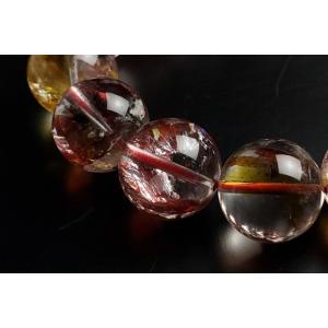16mm天然オーラクォーツブレスレット ファイ...の詳細画像2