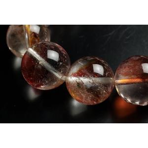 16mm天然オーラクォーツブレスレット ファイ...の詳細画像4