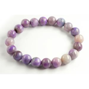 10mmピンクスギライトシリカブレスレット 　ファイナルグレード+　鑑別書付