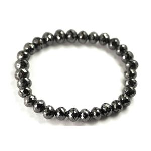 100.15ct 7〜8mmブラックダイヤモン...の詳細画像1