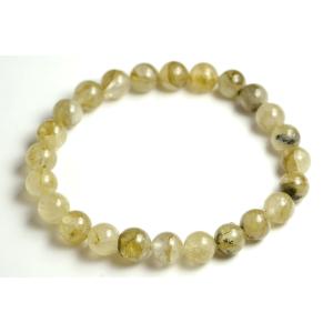 8〜8.5mmフェナカイトブレスレットファイナ...の詳細画像2