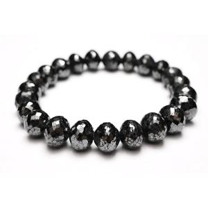 173ct 約10〜11mm鑑別書付きブラック...の詳細画像1