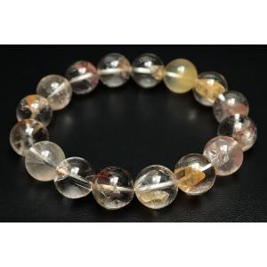 14mm貫入水晶ブレスレットプレミアムグレード(...の商品画像