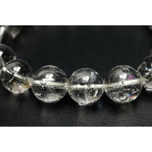 超レア品12mmマダガスカル産水入り水晶ブレス...の詳細画像3