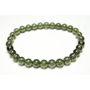 6.2〜6.4mmモルダバイトブレスレット 最...の詳細画像1