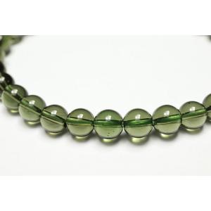 6.2〜6.4mmモルダバイトブレスレット 最...の詳細画像4