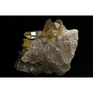 高級品ルチル水晶クラスター