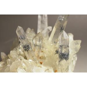 スティブナイトインクォーツクラスター ルーマニア産の詳細画像2