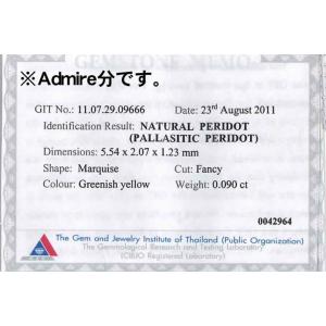 パラスティック・ペリドット パラサイト隕石由来...の詳細画像2