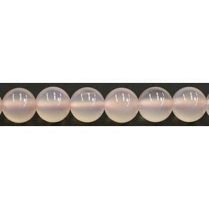 8mmアフリカ産 ピンクカルセドニー 粒売りビーズ