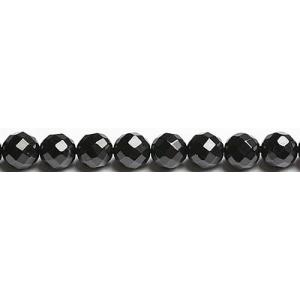 6mmブラックスピネル64面カット粒売りビーズ