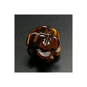 タイガーアイ 10mmローズカット(薔薇彫刻ビー...の商品画像