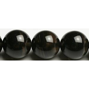 14mmミッドナイトレースオブシディアン粒売りビーズの商品画像