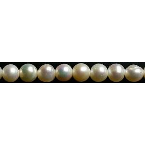 最高級品5A6mm淡水ホワイトパール粒売りビーズ