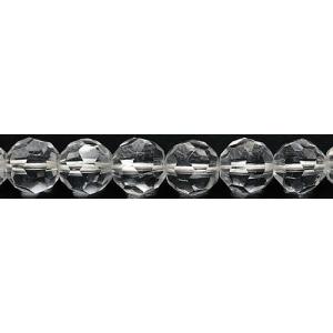 8mmヒマラヤ水晶 32面カット　ガーネッシュヒマール産粒売り（手磨き）