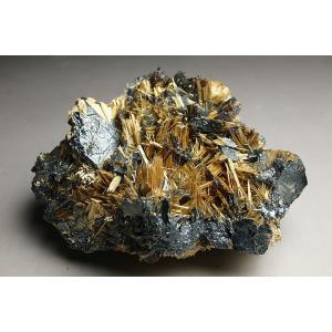 博物館クラス！超レア品！特大！太陽ルチルクラスター　ブラジル産