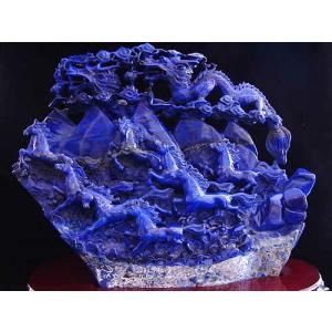 博物館クラス ラピスラズリ 馬・龍 アフガニスタン産の商品画像