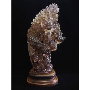 ルチル水晶　龍