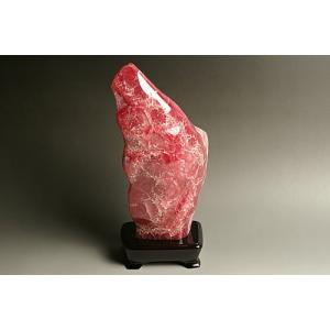 インカローズ アルゼンチン産 磨き原石 690g 原石 ロードクロサイト