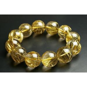 最高級品19mm25Aタイチンルチルブレスレットの詳細画像1