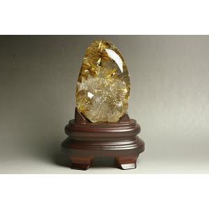 幻のルチル水晶彫刻 龍吐太陽花火の商品画像