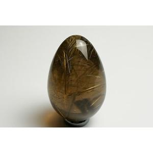 幻の名品 プレミアムグレード!ルチル水晶エッグの詳細画像1