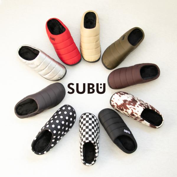 スブ SUBU レディース メンズ スリッポン スリッパ サンダル ダウンサンダル 冬サンダル アウ...