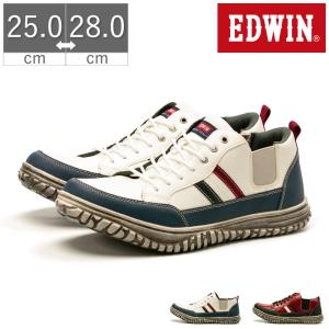メンズ カジュアル メンズ カジュアル EDWIN エドウィン スニーカー 軽量 レースアップ スリッポン EDM639