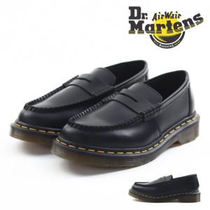 ドクターマーチン Dr.Martens レディース シューズ ペントン PENTON 30980001 ローファー レザー ペニーローファー コインローファー イエローステッチ｜gallerymc