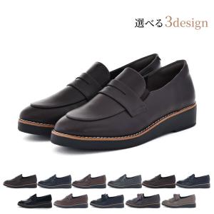 本革 バレエシューズ パンプス レディース Vカット フラット 牛革