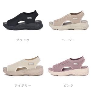 モズ moz レディース サンダル スウェーデ...の詳細画像1