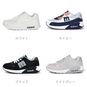 モズ moz レディース スニーカー 厚底エア...の詳細画像2