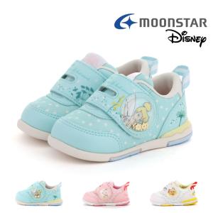 ムーンスター moonstar ベビー キッズ 男の子 女の子 スニーカー ディズニー DN B1318 Disney ベビーシューズ 子供靴 アリエル ダンボ リトルマーメイド かわい｜gallerymc