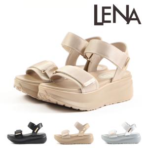 レナ LENA レディース サンダル スポーツサンダル スポサン 5.5cmヒール 厚底 ストラップサンダル 歩きやすい 2024_厚底 2024_サンダル大 55104｜gallerymc