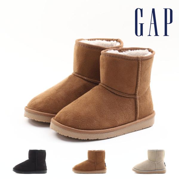 ギャップ GAP レディース ショートムートンブーツ GPL32353 ブーツ ショートブーツ 暖か...