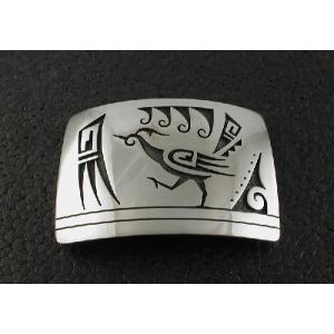 シルバーアクセサリー バックル インディアンジュエリー ホピ Terrance