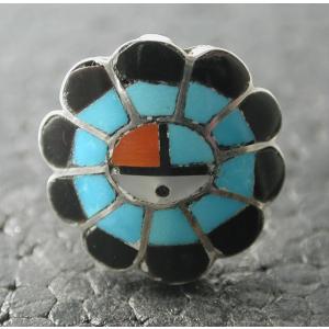 シルバーアクセサリー インディアンジュエリー ホピ リング Art Honani