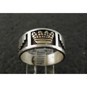 シルバーアクセサリー インディアンジュエリー ホピ リング Art Honani