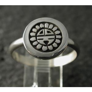 Troy Laner ナバホ族 リング スタンプワーク トロイラナー