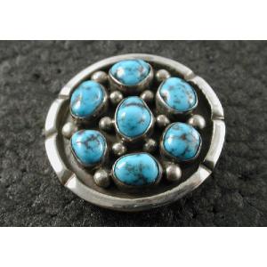 仁尾彫金『全金、一つのスタッズ平打リング、幅7mm』ハンドメイド576 