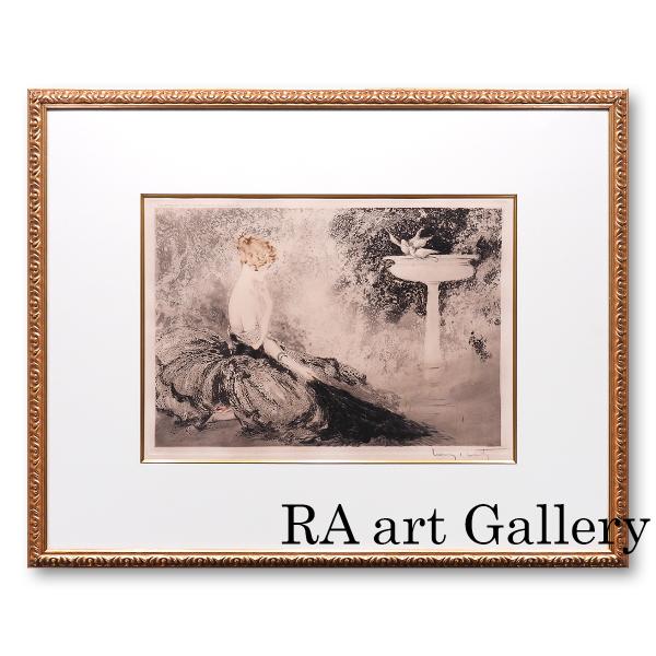 ルイ・イカール 物欲しそう 人物画 女性像 美人画 鳥 鳩 恋愛 作家直筆サイン 1月11日まで展示...