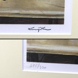 藤田嗣治 カフェにて 人物画 保証書付 解説あ...の詳細画像2