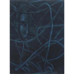 池田満寿夫 或る聖書2 人物画 抽象画 作家直...の詳細画像1