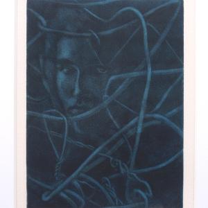 池田満寿夫 或る聖書2 人物画 抽象画 作家直...の詳細画像3