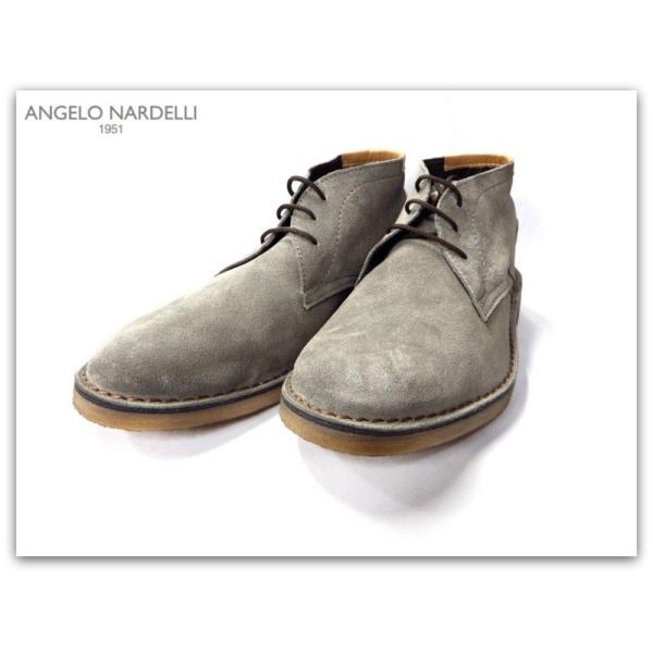 ANGELO NARDELLI 1951(アンジェロ ナルデッリ 1951) スウェードレザー デザ...