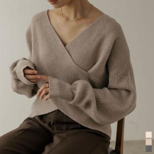 トップス レディース ニット リブニット セーター